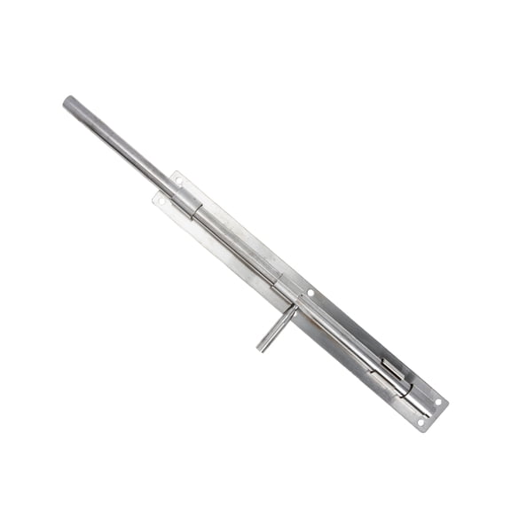 WHAMVOX Lock Stainless Steel Pin Curtains Gate Hasp 45.1x4cm Silver