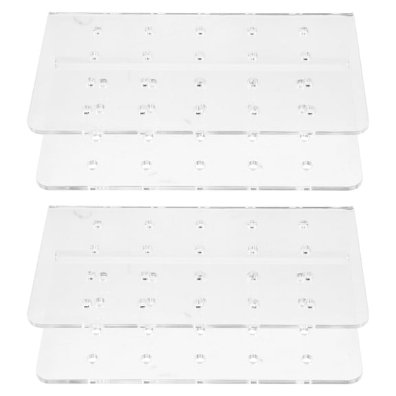 WHAMVOX Acrylic Lollipop Holder Stand Clear 2Pcs 6.3X3.5X1.6In