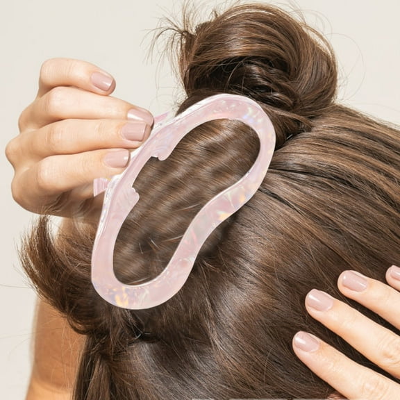 WHAMVOX Long Hair Claw Clips Cloud Shaped Shark Clip 11.00X5.60X5.40CM Lavender