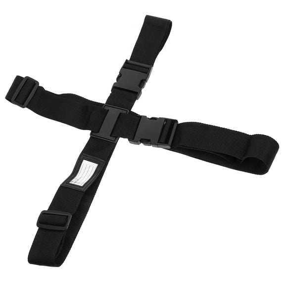 WHAMVOX Luggage Strap Set for Travel and Decor Black PP Material 1 Piece