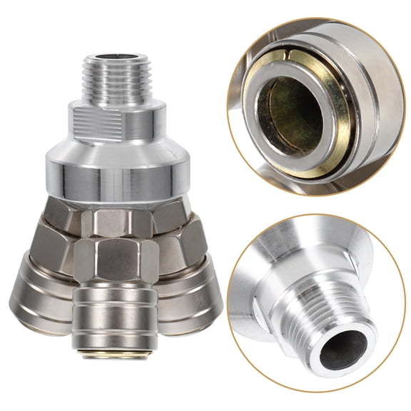 WHAMVOX MLINS Air Manifold Splitter 3 Way Coupler for Air Compressor Hose Quick Connect and Pneumatic Fitting