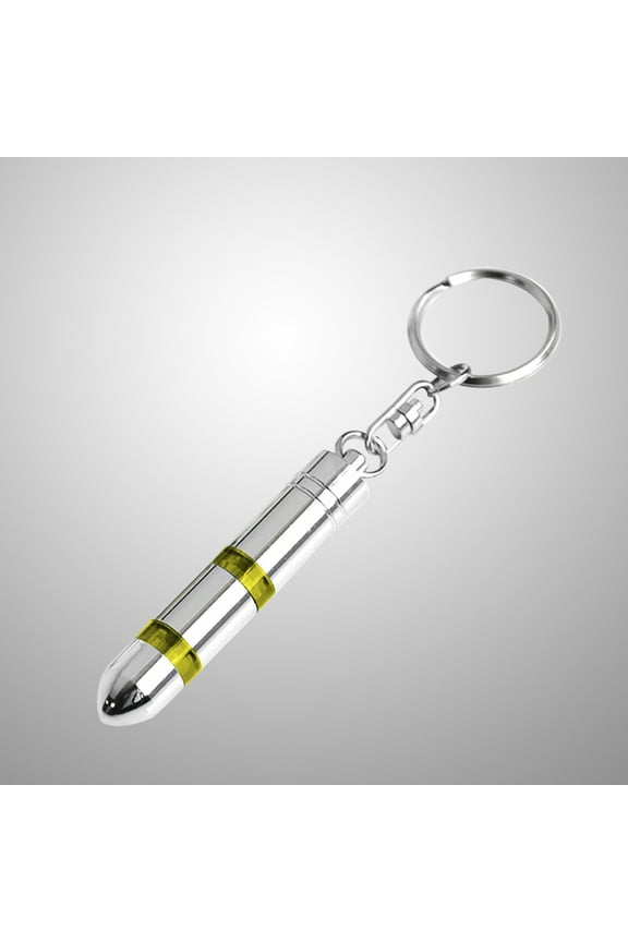 Magnetic Steel Keychain Anti-static Quick Static Release Keychain (Yellow)