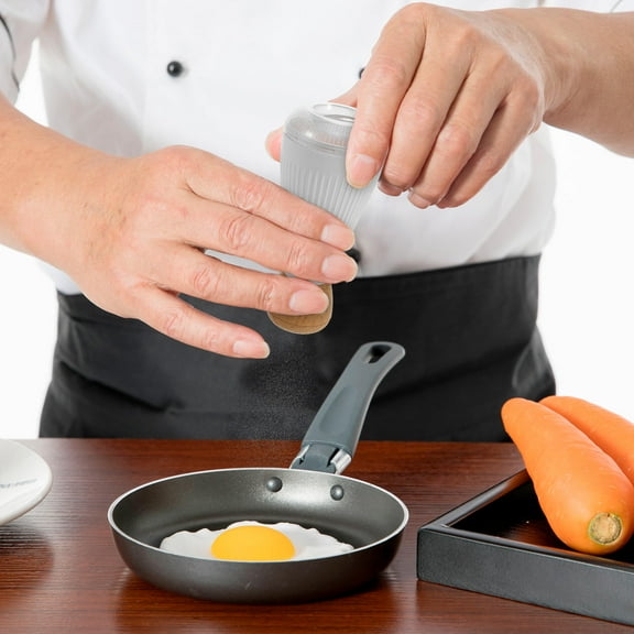 WHAMVOX Manual Pepper Kitchen Refillable and Portable Household Use and BBQ Modern Design with Ceramic Mill