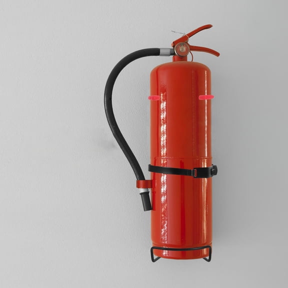 FESTFENDS Fire Extinguisher Mounting Bracket Plastic and Stainless Steel for Home Wall