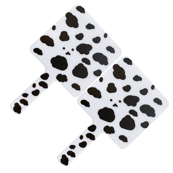 WHAMVOX Masteelf 2pcs Portable Travel Beauty Mirrors with Handles for Makeup