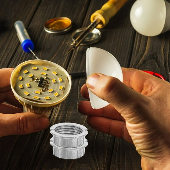 FESTFENDS Lamp Shade Screw Cap Zinc Alloy 6Pcs 0.9In