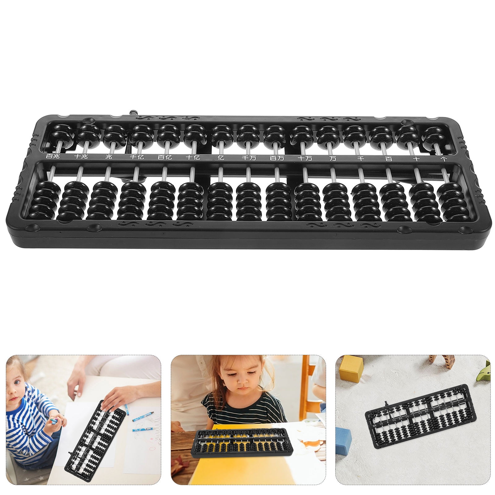 WHAMVOX Math Learning Abacus Children Plastic Bead Abacus Traditional ...
