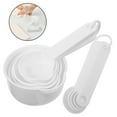 thumbnail image 1 of WHAMVOX Measuring Cups and Spoons Set for Kitchen Use Reusable Plastic White Spoon Measurement Set 1 Set, 1 of 8