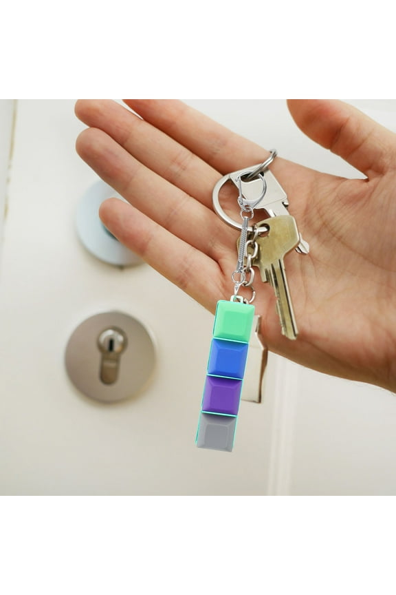 Mechanical Key Toy Key Chain With Transparent Design For Home Car Key Management Tools