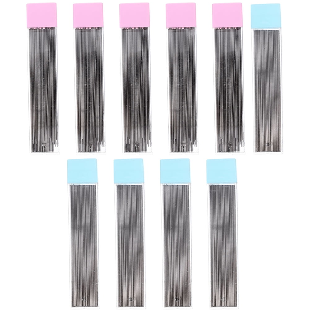 WHAMVOX Mechanical Pencil Refills for Writing and Sketching with Resin Cores Black Color Suitable for Home Use 10 Boxes