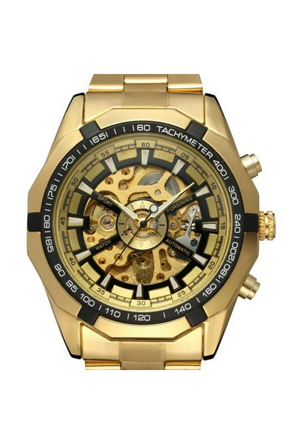 Men's Mechanical Watch Hollow Style Automatic Watches for Man
