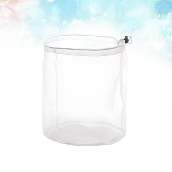 WHAMVOX Mesh Bag Clothes Drawstring Bag Ventilated Washable Reusable Stuff Sack Laundry Gym Clothes Swimming Camping Diving Travel Large Size