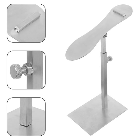 WHAMVOX Metal Shoe Stand Adjustable Shoe Holder Shoe Display Stand for Shop Store Shopping Mall