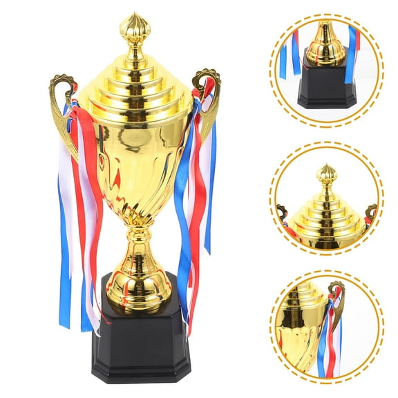WHAMVOX Metal Trophy Large Gold for Awards Kid Gifts Toddler Golden