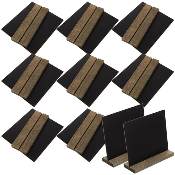 WHAMVOX Mini Blackboard Message Board for Writing Use Decorative Synhetic Material Perfect for Home School 10pcs