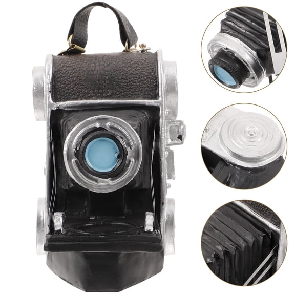 WHAMVOX Mini Camera Decor Old Photo Decoration Retro Model