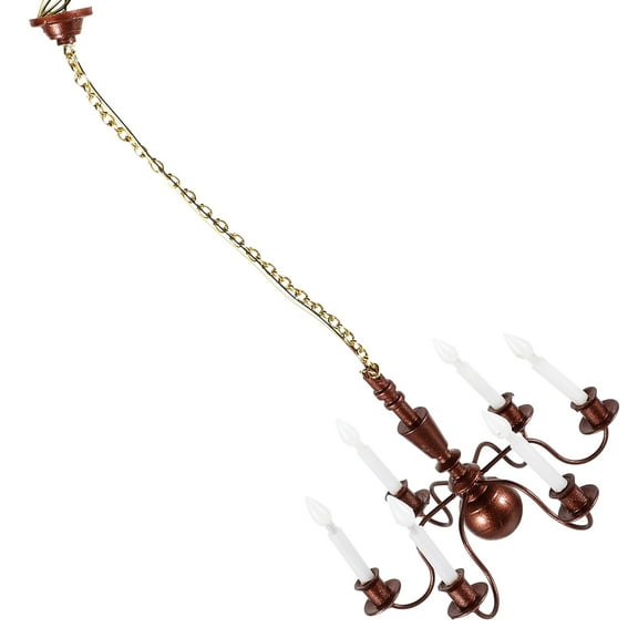 FESTFENDS Ceiling Lamp Metal 1Set Miniature Model Light