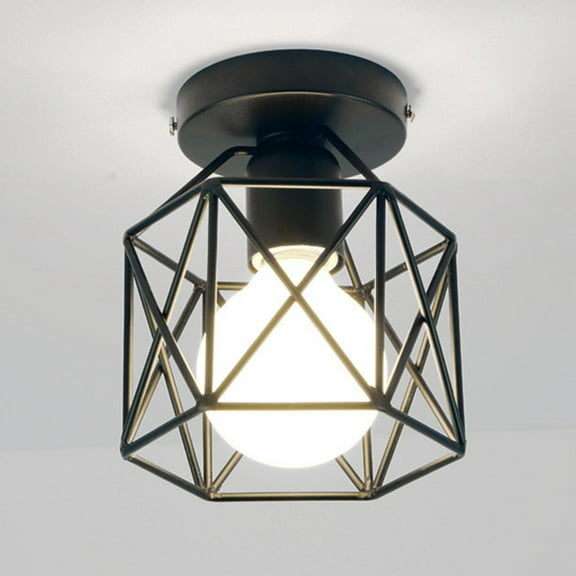 WHAMVOX Mini Hallway Ceiling Lamp Cafe Ceiling Light Size 1 Black
