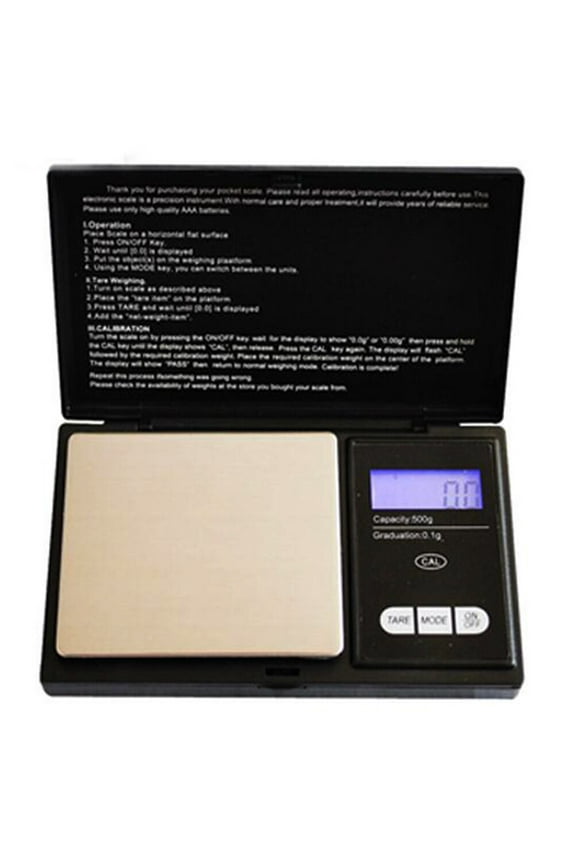 Digital Jewelry Scale 0.01g Precision Compact Pocket Scale for Jewelry, Mailing, Reloading and Small Item Weighing