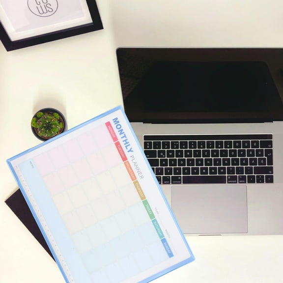 WHAMVOX Monthly Schedule Work Dating 31.00X22.70X0.50CM Blue