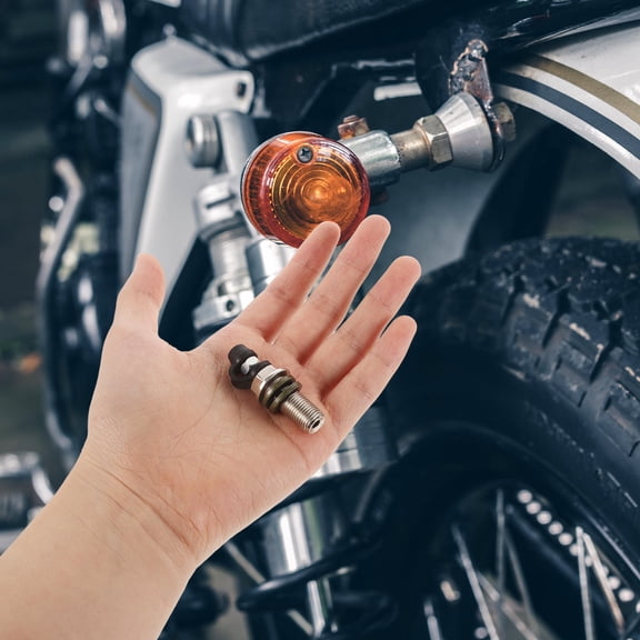 WHAMVOX Motorcycle Banjo Bolt Motorcycle Brake Master Cylinder Caliper Bleed Screw With Cover Brake Caliper Bleeder Screws For Car Supplies