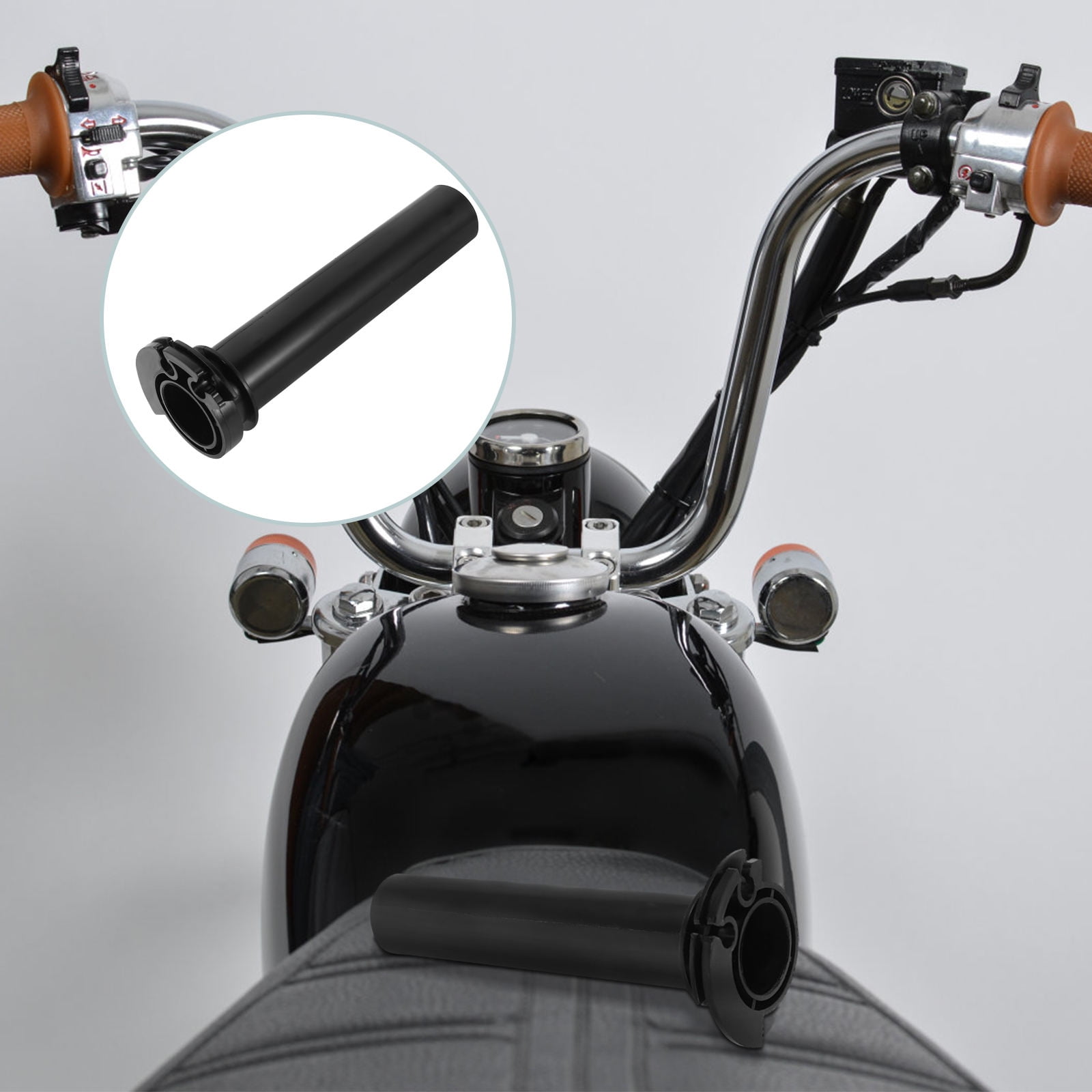 WHAMVOX Motorcycle Handlebar Sleeve Twist Throttle Hand Grips Core ...