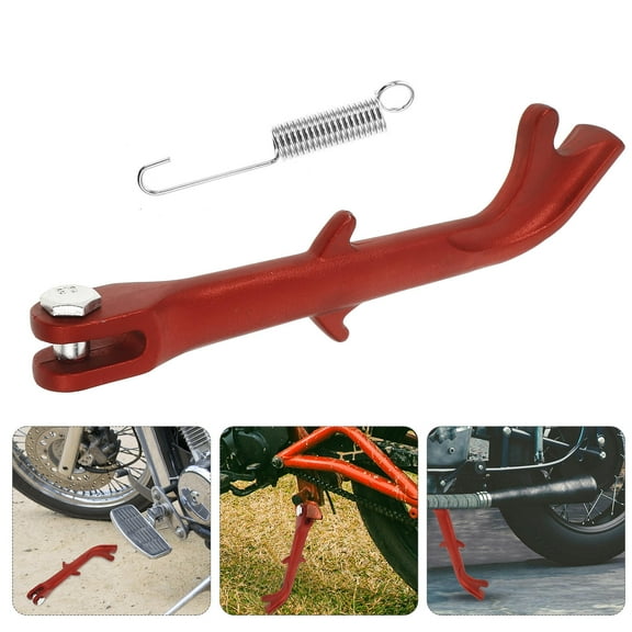 WHAMVOX Motorcycle Kickstand Metal Foot Side Stand Support ATV Motorcycle Kick Stand