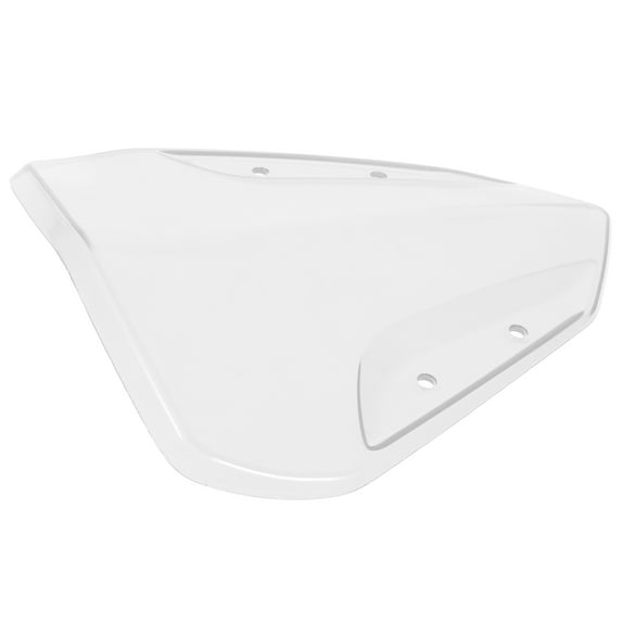 SEWCHICS Simple Design Motorcycle Windshield 1Set 9.4X8.5X1.6In White