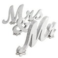 thumbnail image 1 of WHAMVOX Mr & Mrs Wooden Sign for Wedding Decorations Delicately Crafted Silver Freestanding Design 7.5 Inches, 1 of 7