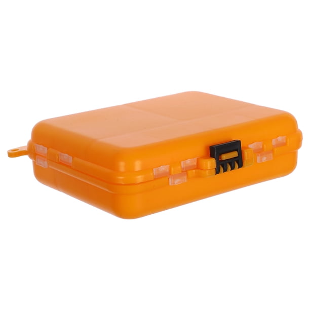 Portable Fishing Gear Waterproof Fishing Tackle Box - Small ABS Lure Storage  Container With Sponge Pad Hyperseal Tackle Box