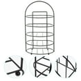 thumbnail image 1 of WHAMVOX  Multi-function Dish Plate Shelf Stackable Organizer Rack Black, 1 of 8