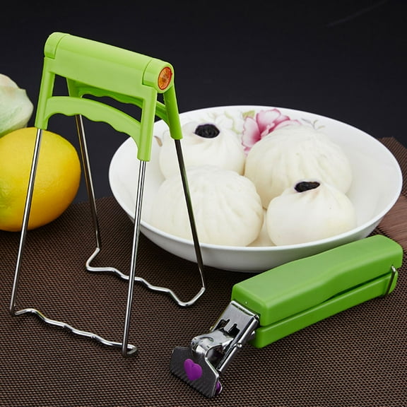 WHAMVOX Multi-functional Dish Gripper Anti-scalding Dish Bowl Clip Creative Kitchen Supplie for Home Hotel Use(Green)