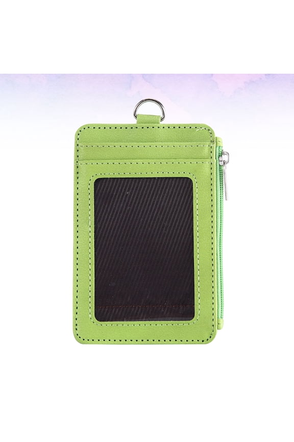 Multifunction Bag Telescopic Buckle Hanging Change Bag Wallet Multi-card Holder Cover Case (Green)