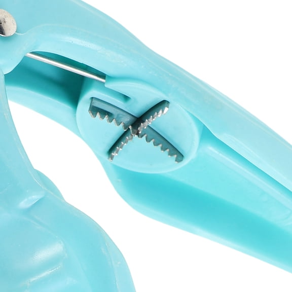 WHAMVOX Multifunctional Nut Cracker for Walnuts Chestnuts and Almonds with Comfort Grip Blue Plastic 3.5 Inches
