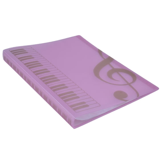 WHAMVOX Music Sheet Storage Folder with 40 Pockets, Document Organizer for Sheet Music and Paper Files
