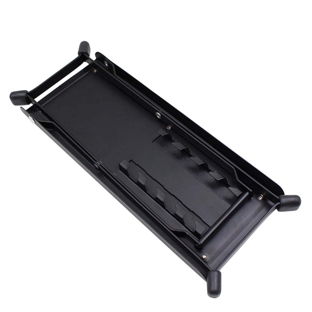 YSNOOWE Guitar Foot Stool Wooden Black for Guitar Practice 1Pack 9.8X4.0X0.9In