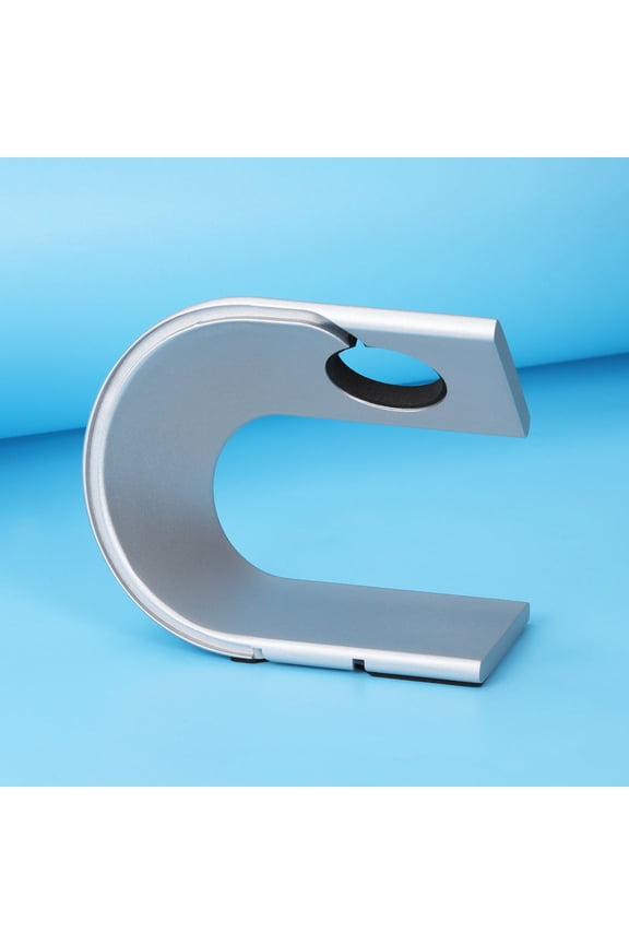 NICERIO Watch Stand Cradle U Shaped Charging Dock Station Sturdy Watch Platform Holder for (Silver)