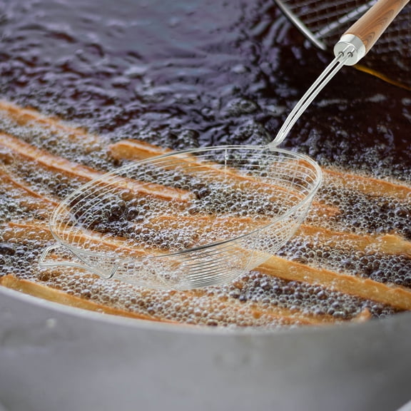 WHAMVOX Stainless Steel Net Drain Skimmer for Gravy - , Resistant Kitchen Strainer Tool