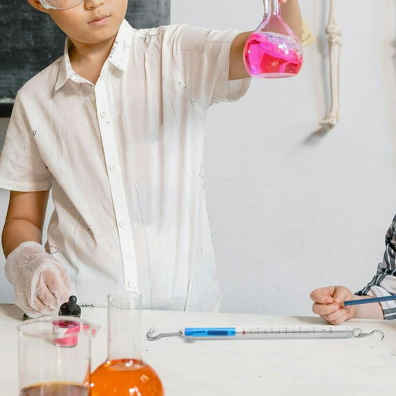 WHAMVOX Newton Force Spring Scale Hanging Tube Spring Scale Experiment Spring Scale 2.5 N