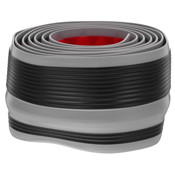 SEWCHICS Step Edge Trim Strips PVC Black Gray Rectangular 1 Roll 78.7x2x1in
