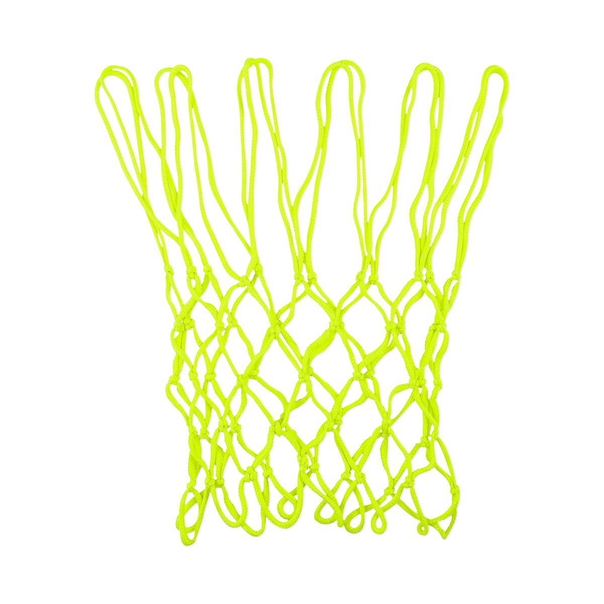 WHAMVOX Nylon Basketball Net with Night Glowing Green Luminous for Standard Rims Great for Outdoor and Indoor Use Fits 10 Inch Rims