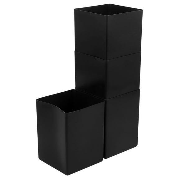 WHAMVOX OUNONA 4pcs Toilet Brush Cup Scrubber Holder Set