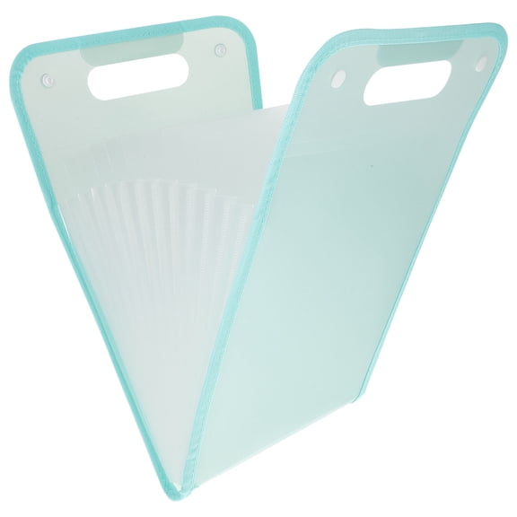 WHAMVOX Expandable Office File Folder with Multiple Compartments, Portable Document Organizer Box for Home, Office, and Work Use
