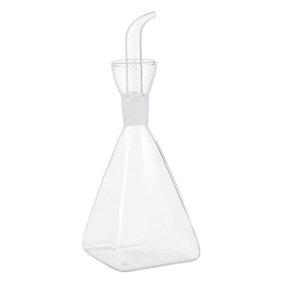 KHBUAB Kitchen Glass Condiment Bottle 1Pcs 7.47x3.93x3.93 In