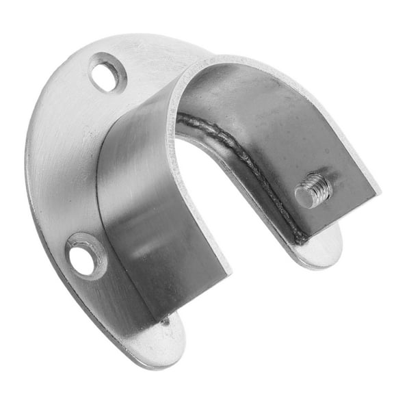 WHAMVOX Open Clothes Pole Seat Wall Mount Closet Rod Bracket