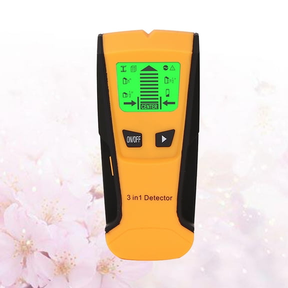 WHAMVOX Orange Metal Detector Scanner with Compact Design for Wall Stud and Wire Detection