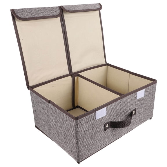 YSNOOWE Grey Cloth Closet Organizer Set, Storage Solution 36x26cm for Clothes and Accessories