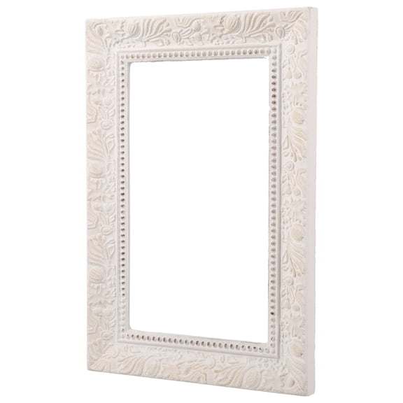 WHAMVOX Ornate Decor Retro Photo Frame 30.00X20.00X2.00CM White
