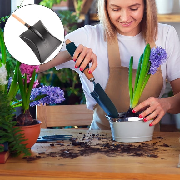 WHAMVOX Outdoor Digging Shovel Weeding Tool Camping Snow Garden Black