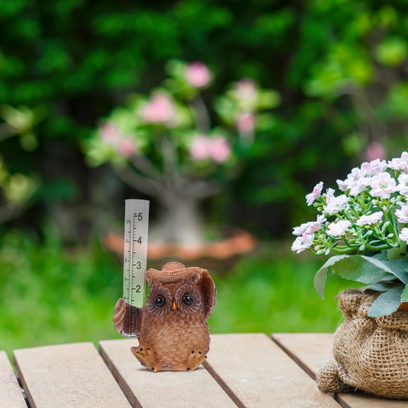 WHAMVOX  Outdoor Rain Measure Gauge Decorative Yard with Ground Stake